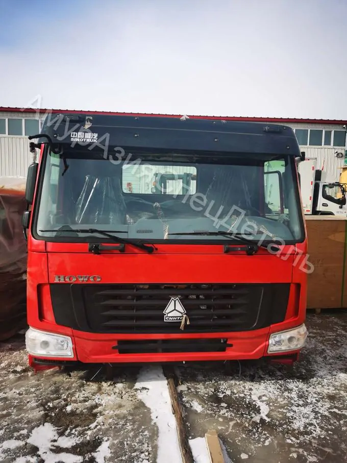 Кабина HOWO красная (HW76 2008 СТАРАЯ МОДЕЛЬ) в наличии в интернет-магазине «АмурАзияСпецдеталь»